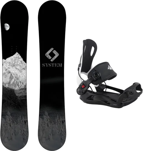 Sistema MTN Snowboard y sistema MTN paso de entrada trasera en el paquete de snowboard de los hombres