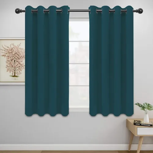 Vista 251 de Easy-Going - Cortinas opacas para dormitorio, aislamiento térmico sólido con ojales, cortinas de ventana para reducción de ruido, cortinas