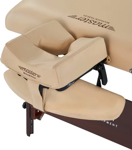 Vista 3 de Master Massage Del Ray Pro - Mesa de masaje portátil de 30 pulgadas, color arena, lujosa con cojín de espuma de 3 pulgadas de grosor