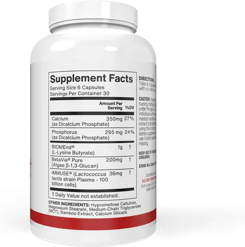 Vista 2 de Silver Fern Brand Postbiotic+ - Suplemento postbiótico con BIOMend™, BetaVia™ e Immuse® - Apoya el equilibrio del microbioma intestinal