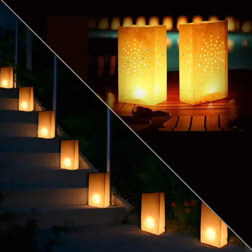 Vista 2 de GameXcel Velas LED sin llama, 12 velas de té parpadeantes que funcionan con pilas, velas falsas sin perfume, velas votivas eléctricas realistas