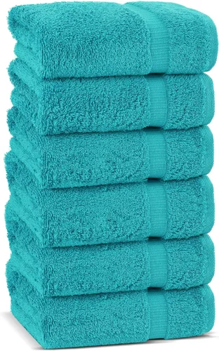 Vista 76 de Chakir Turkish Linens - Juego de toallas de algodón de 6 piezas (2 toallas de baño, 2 toallas de mano, 2 paños)