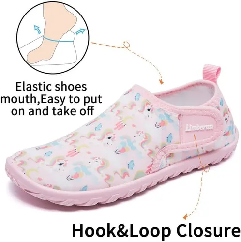 Vista 4 de Zapatos de agua para niños y niñas, zapatos de playa para nadar