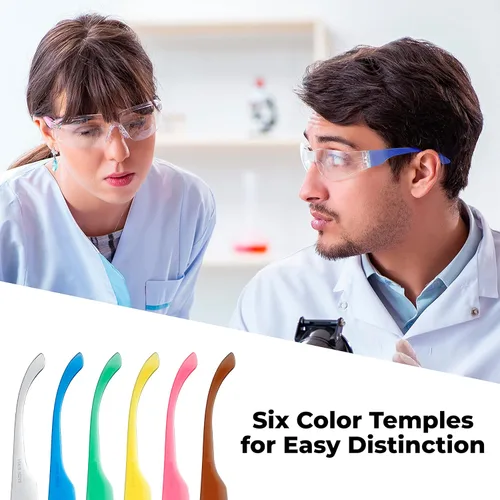 Vista 7 de amoolo Gafas de seguridad para hombres a granel de 24, gafas protectoras para hombres y mujeres, ANSI Z87.1, protección ocular resistente a