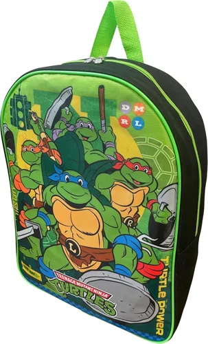 Vista 3 de Ruz Mochila escolar de 15 pulgadas con licencia para niños, Varios colores, Tortugas Ninja