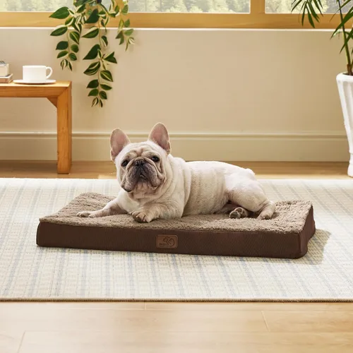 Vista 57 de Bedsure - Camas XL para perros de tamaño grande - Cómodas camas planas extra grandes para mascotas con funda extraíble y lavable, colchón ortopédico