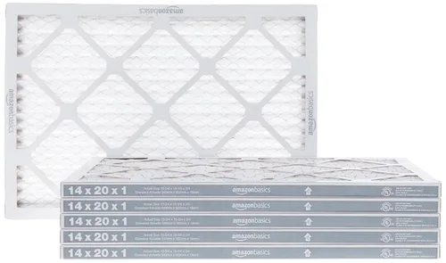 Vista 23 de Amazon Basics Paquete de 6 filtros de aire de 20 x 20 x 1 para horno de CA MERV 11 (tamaño real: 19.75 x 19.75 x .75 pulgadas)