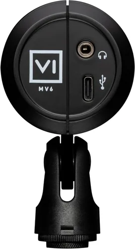 Vista 11 de Shure MV6 Micrófono para Juegos – Micrófono USB Dinámico para Juegos y Transmisiones de PC con Silencio táctil, Cancelación de Ruido, Soporte