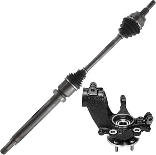 Vista 71 de Detroit Axle - Ejes CV traseros AWD para Nissan Rogue 2015-2020, reemplazo del conjunto de ejes CV 2016 2017 2018 2019