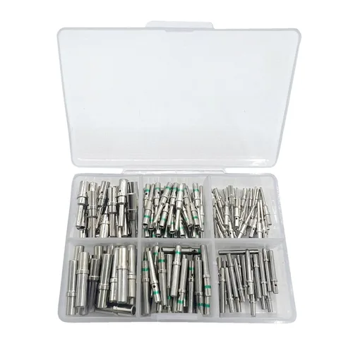 Vista 8 de 180 piezas para pines y enchufes de conector Deutsch Contactos sólidos tamaño 12 16 20 Terminales macho hembra DT Series Pin de acero inoxidable