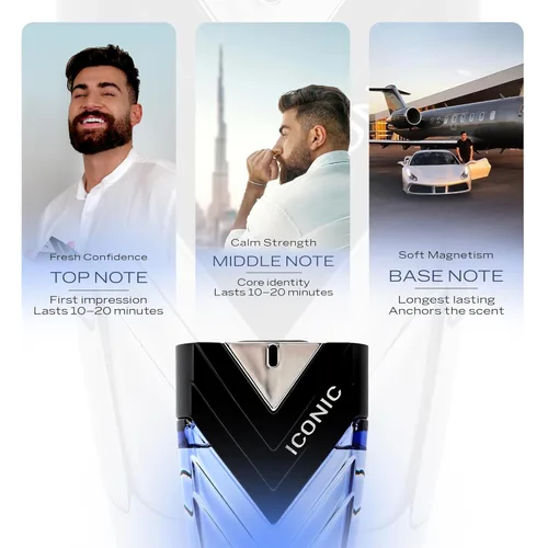 Vista 4 de Sapil Eau de Parfum icónico para hombres – Perfume Dubai de larga duración – Aroma aromático amaderado con lavanda, limón, pachulí y vetiver–3.4 oz