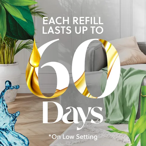 Vista 2 de Air Wick Plug in Calentador de aceite perfumado, blanco, 1 unidad, aceites esenciales, ambientador