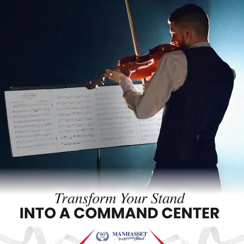 Vista 6 de Manhasset Carpeta Fourscore modelo 1650 #1650, accesorio de soporte de música