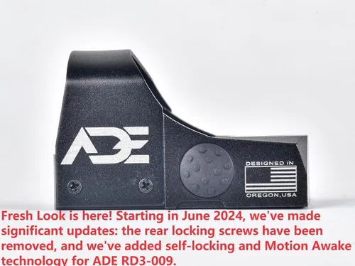 Vista 6 de Ade Advanced Optics Crusader RD3-009 - Mira refleja de puntos rojos + placa de montaje óptica para pistola Springfield XD, MOD.2, XDM, XDS, XDE