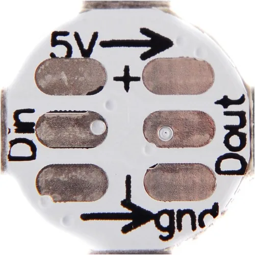 Vista 4 de BTF-LIGHTING WS2812B - 100 píxeles LED RGB inteligentes direccionables individualmente 5050SMD para Arduino, módulo LED RGB de 1 LED, píxeles
