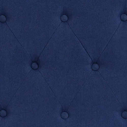 Vista 18 de BizChair Cabecero tapizado capitoné tamaño individual en tela blanca