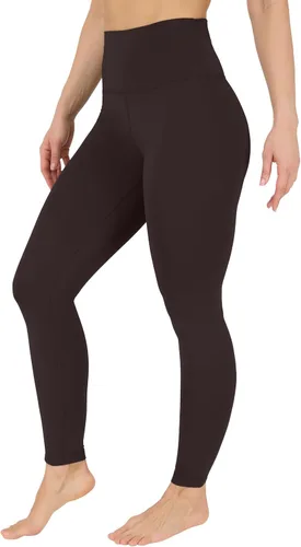 Vista 12 de 90 Degree By Reflex Calzas tipo pantalones de yoga con forro polar para mujer, pantalones de invierno verde ( Agave Green )