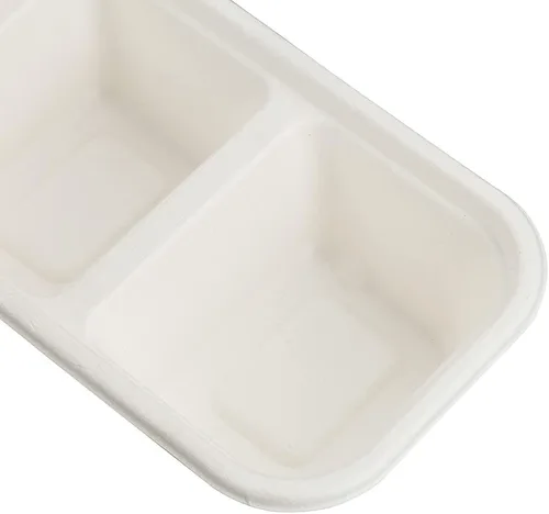 Vista 8 de Restaurantware Pulp Tek - Cajas de comida para llevar de 9.2 x 3.8 x 1.8 pulgadas, 100 recipientes para llevar para microondas, tapas se venden por