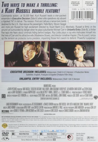 Vista 2 de Executive DecisionUnlawful Entry (DVD) (DBFE) (Multi-Title)