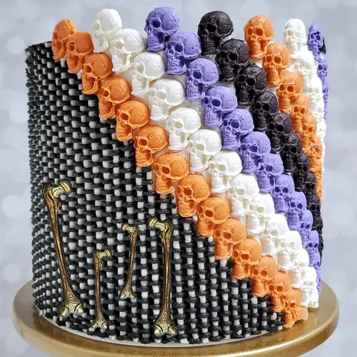 Vista 6 de Moldes de fondant de dedos de Halloween, moldes de chocolate para dedos falsos 3D para manos humanas, dedos, hueso, galletas, decoración