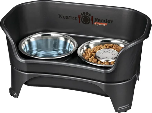 Vista 28 de Neater Feeder Express Cuencos para Perros a Prueba de Desorden Elevados para Razas Medianas y Grandes – Fabricado en EE. UU. – Comedero Lento
