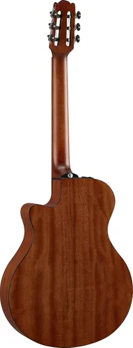 Vista 3 de Yamaha NTX1 NT Cutaway Guitarra Clásica Acústica Eléctrica de Cuerda de Nailon, Natural