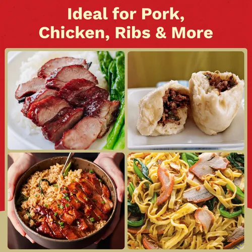 Vista 5 de Barbacoa china NOH (Char Siu), paquete de 2.5 onzas, (12 unidades)