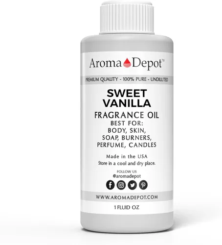 Vista 68 de Aroma Depot Aceite de Fragancia de Naranja Dulce 4 oz. Aceite de Perfume para la Piel, Perfumado, es Ideal para Velas, Bombas de Baño, Mantecas
