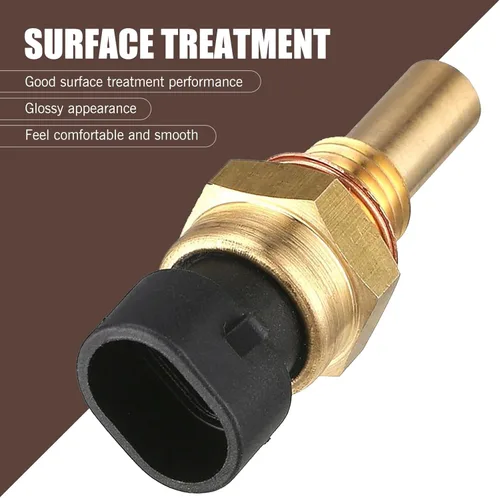 Vista 3 de Sensor de temperatura del refrigerante del motor, sensor de temperatura del agua de aleación de plástico, OEM #15404280 12191170 60811520 12608814