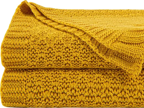 Vista 29 de NTBAY Manta de Punto de Cable Refrescante para Niños Pequeños, Manta de Bebé Suave y Transpirable de 30x40 Pulgadas Hecha de Rayón Derivado de Bambú