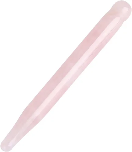 Vista 7 de ZJchao Varita de masaje con piedra de masaje, varita de cristal de jade Gua Sha, herramientas de masaje Guasha, herramienta de belleza