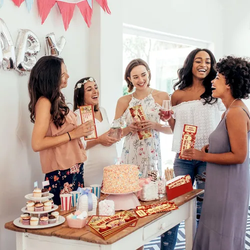 Vista 7 de Fuutreo 50 invitaciones de fiesta de circo con sobres, invitaciones vintage de carnaval, cumpleaños, invitaciones de doble cara para fiesta