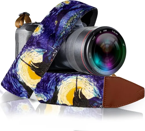 Vista 34 de Art Tribute Camera Strap for All DSLR and Mirrorless Cameras. Photographers Strap Neck, Shoulder & Crossbody Camera Strap