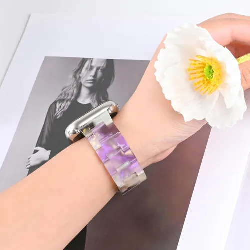 Vista 7 de Compatible con correa de Apple Watch para mujeres y hombres, ligera, impermeable y elegante para Ultra, Series 8, 7, 6, 5, 4, 3, 2, 1 SE, aplicable