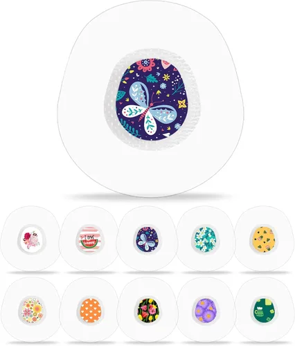 Vista 10 de HONYOU Paquete de 40 Calcomanías de Sensor Freestyle y Parches Adhesivos para Cubiertas de Sensor Libre 3 Plus Cinta CGM Transparente Impermeable
