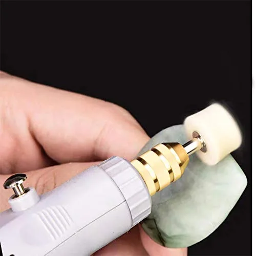 Vista 6 de Juego de ruedas de pulido para Dremel Kit de pulido con vástago de 18 "Rueda de pulido para herramientas rotativas Accesorios 130 piezas