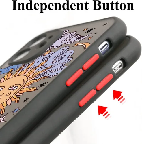 Vista 3 de Para Redmi Note 10 Pro Fundas para Xiaomi Note 11 9 Pro Poco X3 NFC F3 8 7 9S 10s 9T Mi 11T 11 Lite 5G NE 11i Línea mate Flor Paisaje Cubierta