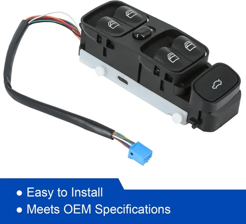 Vista 3 de Interruptor maestro de elevalunas eléctrico compatible con Mercedes Benz C240 C320 2003-2007 C230 2006 2007 C280 C350 02-04 C32 AMG 05-06 C55 AMG