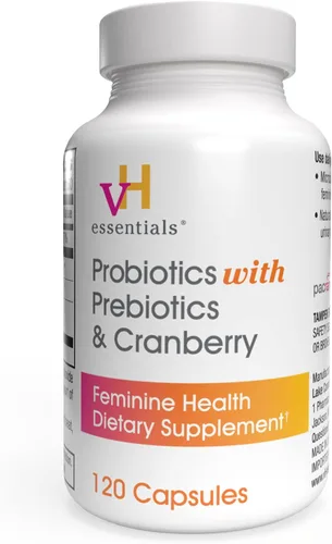 Vista 10 de vH Essentials - Probióticos con prebióticos y arándano Suplemento de salud femenina, 60 cápsulas, 544-06, 1 - Individual, 1