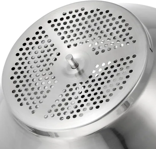 Vista 6 de Gatuida Molino giratorio de acero inoxidable para salsa de tomate, cortador manual de papas, prensatelas de mano para puré de papas, comida