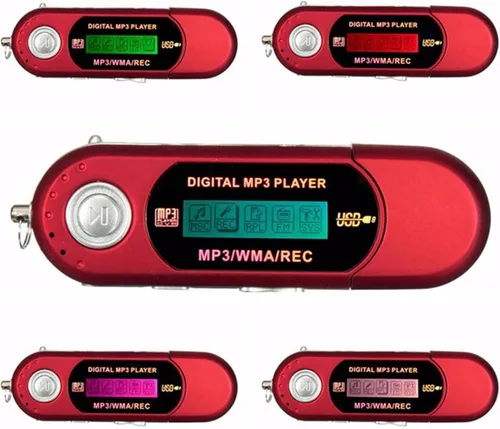 Vista 5 de Slim design MP3 player in auto power outage mode with memory and lyrics lyrics display for music lovers
