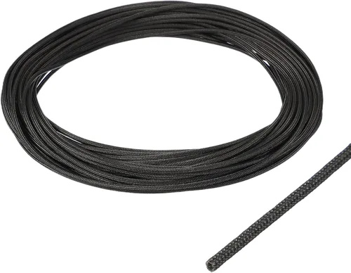 Vista 81 de uxcell Protector de Cable Aislante, 1mm/0.04 Pulgadas - 10m/33 Pies Manga de Fibra de Vidrio de Alta Temperatura Negra