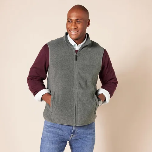 Vista 6 de Tienda Essentials Men's Full-Zip Polar Fleece Vest (Available in Big & Tall)