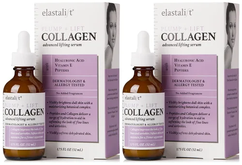 Vista 7 de Elastalift Suero facial para el cuidado de la piel de aceite de cúrcuma para la cara. Fórmula de suero hidratante antioxidante para el cuidado