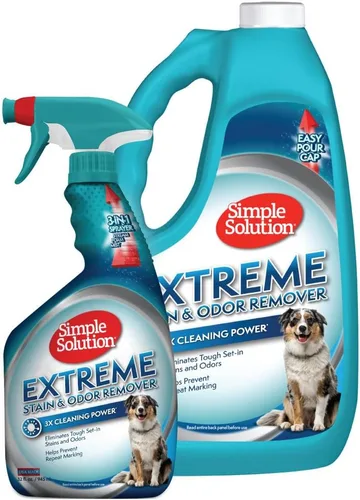 Vista 11 de Simple Solution - Eliminador de manchas y olores para mascotas, desodorante para alfombras, eliminador de olores de mascotas con enzimas