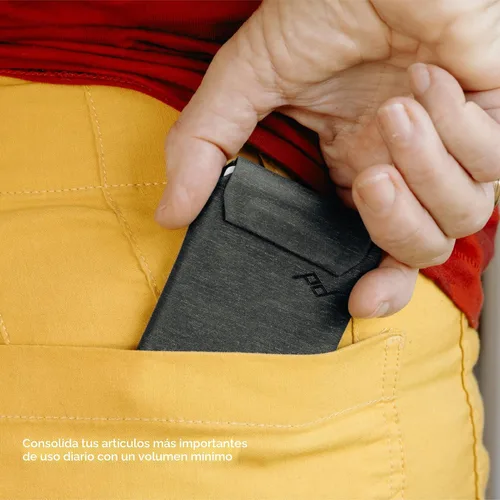 Vista 9 de Peak Design Cartera delgada móvil, perfil delgado, tela de nailon resistente a la intemperie, se conecta a fundas móviles, compatible con MagSafe