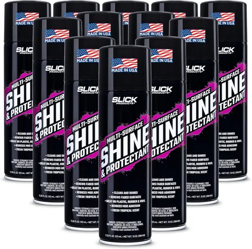Vista 14 de Slick Products - Capa protectora Shine & Protectant para plásticos, vinilo, goma, fibra de vidrio y más