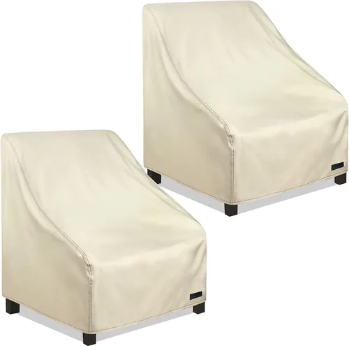 Vista 18 de NettyPro Fundas apilables para sillas de patio, impermeables, para muebles de patio al aire libre, se adapta a sillas apilables de 4 a 6 sillas
