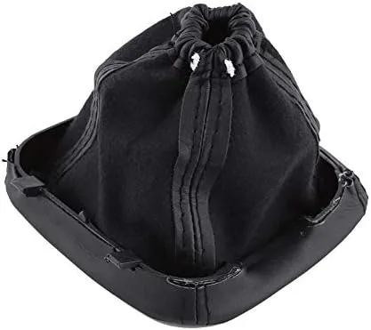 Vista 3 de Keenso SI-AT34003 - Funda universal para palanca de cambios de piel sintética, repuesto para Transit MK7, color negro