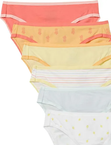 Vista 5 de Tienda Essentials Ropa interior de algodón estilo bikini para mujer paquete múltiple disponibles en tallas extra-grandes